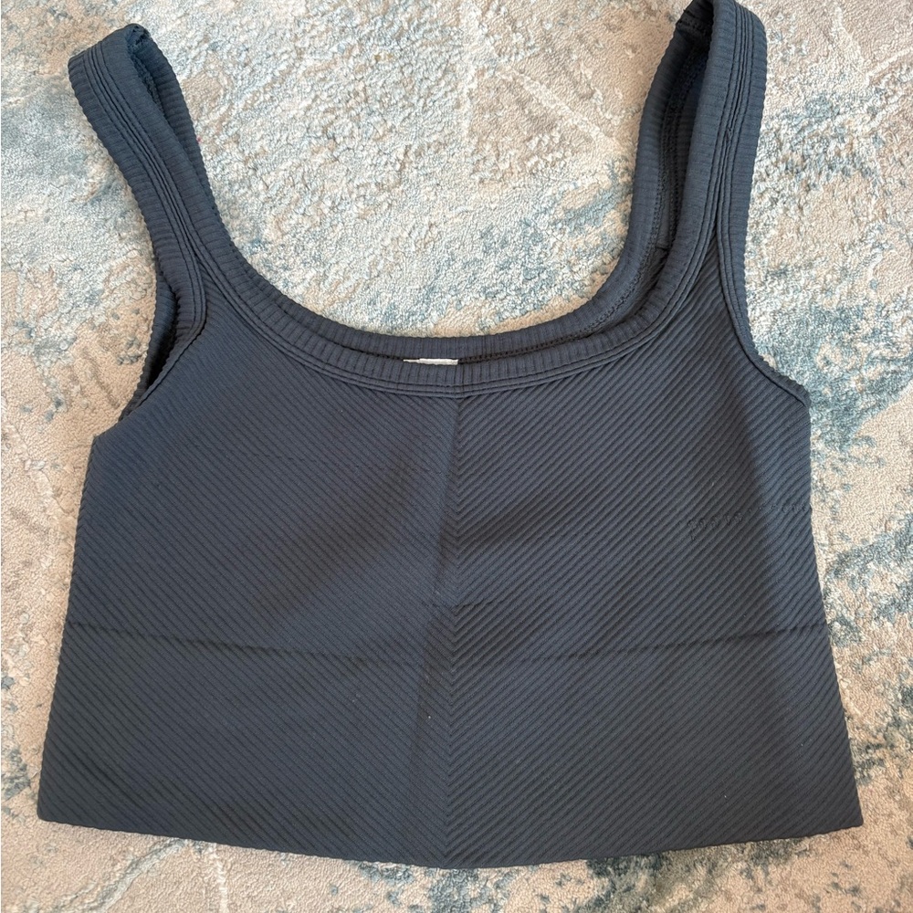 Nikibiki Black Ribbed Tank Top